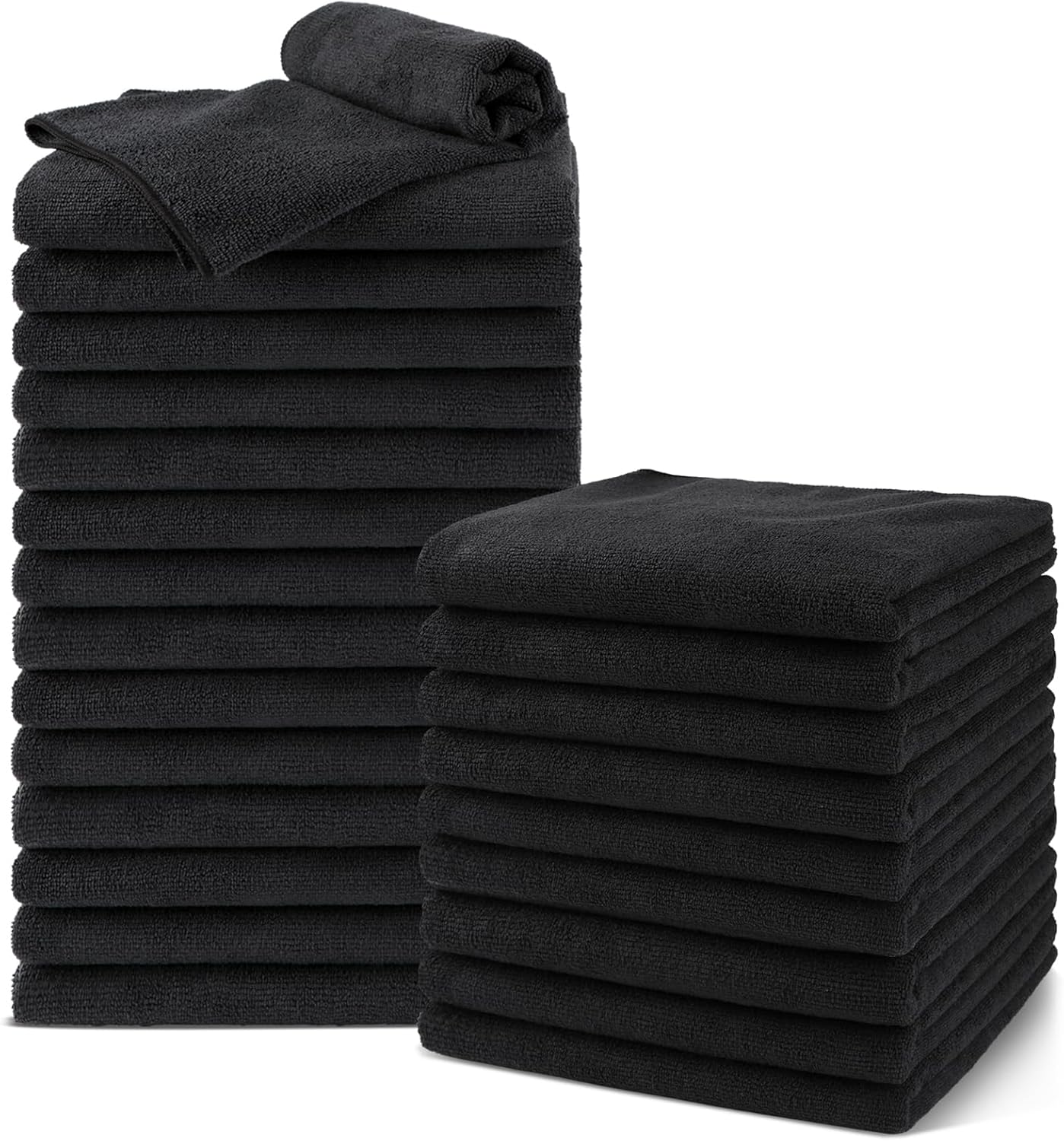 Salon Towels 24 Pack Microfiber Barber Towels for All Uses