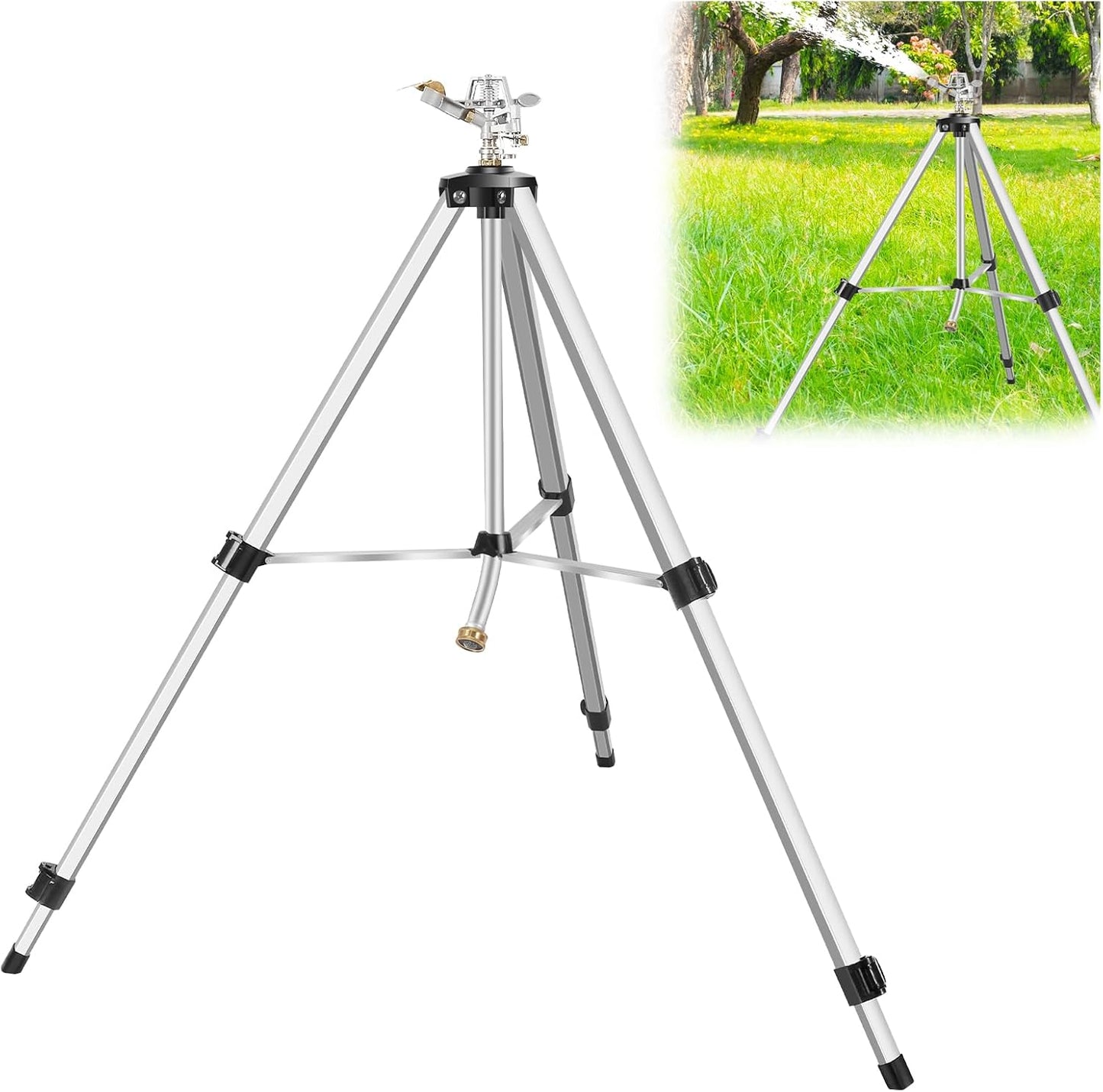 VASALAID Heavy Duty Impact Sprinkler on Tripod Base
