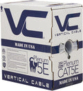 Cat 5e 350 MHz UTP Plenum Cable 1000ft - High-Speed Indoor Network