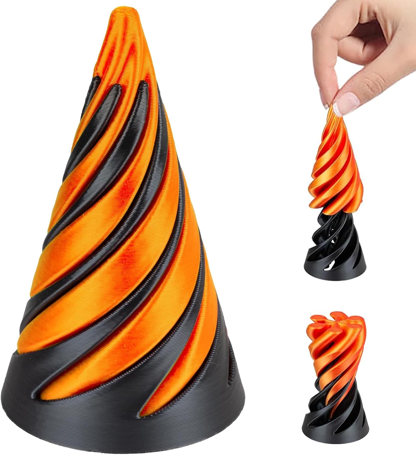 Stress-Relieving Spiral Cone Fidget Toy