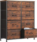 Sweetcrispy Dresser 8-Drawer Fabric Storage Tower - Space-Saving