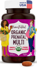 Mama Natural Organic Prenatal Vitamins One A Day - Food Based Prenatal