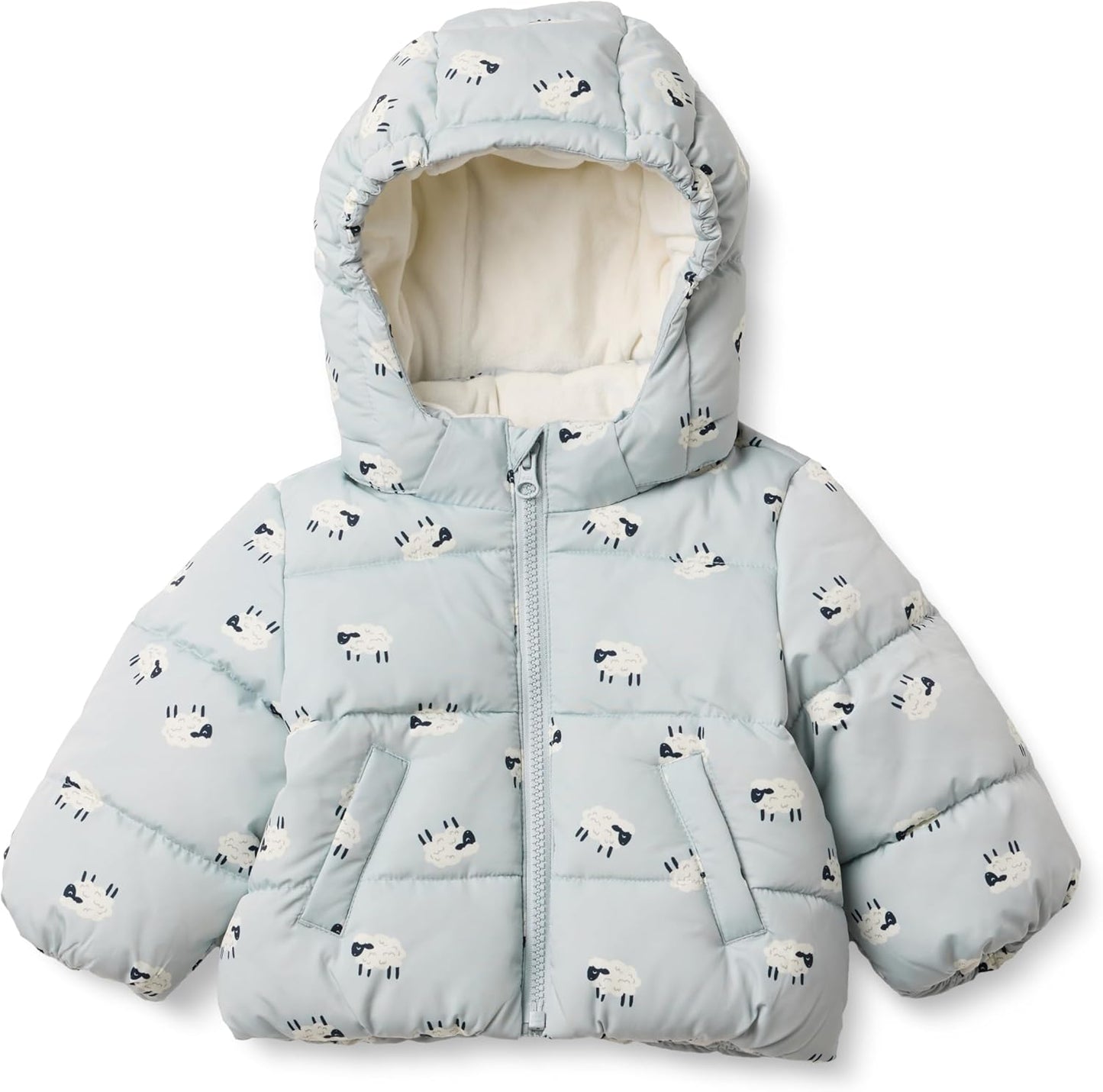 Water-Resistant Hooded Puffer Jacket for Babies and Toddlers