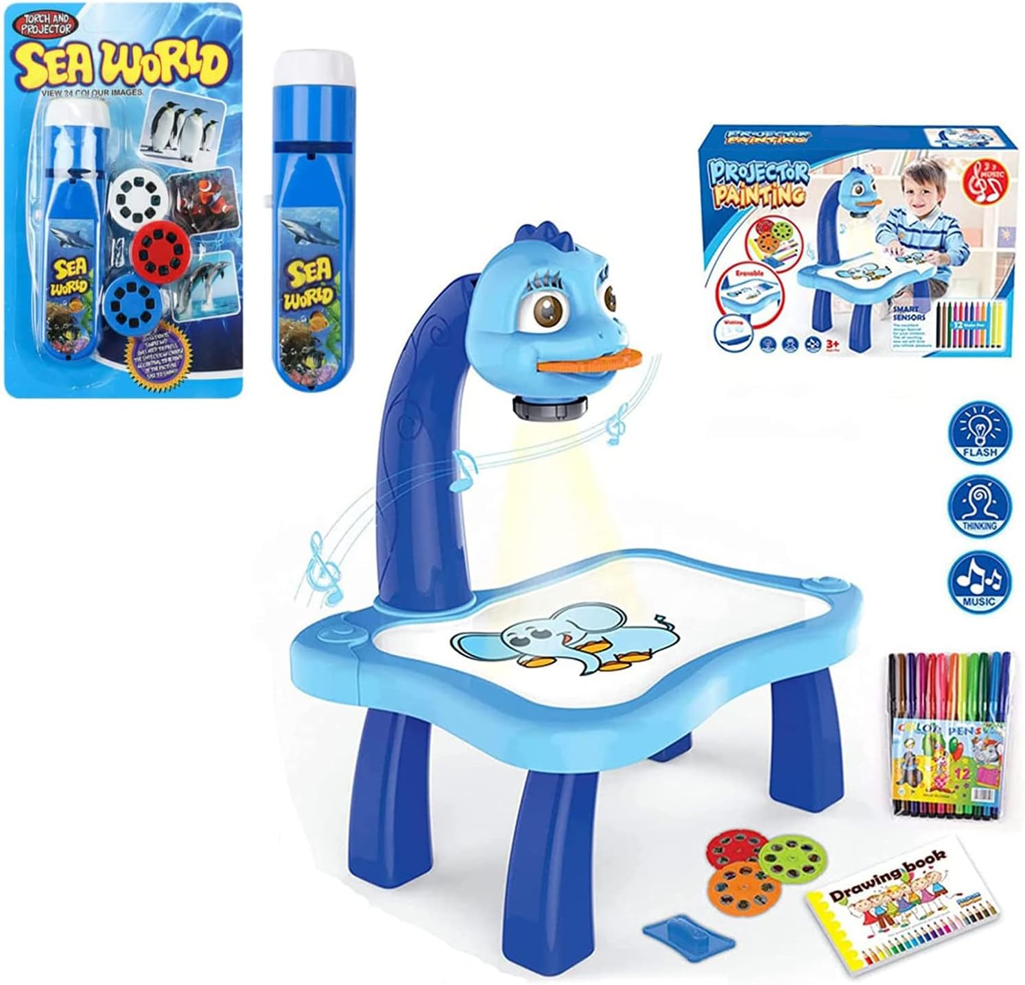 Kid's Drawing Projector Set - Early Art Learning & Fun!