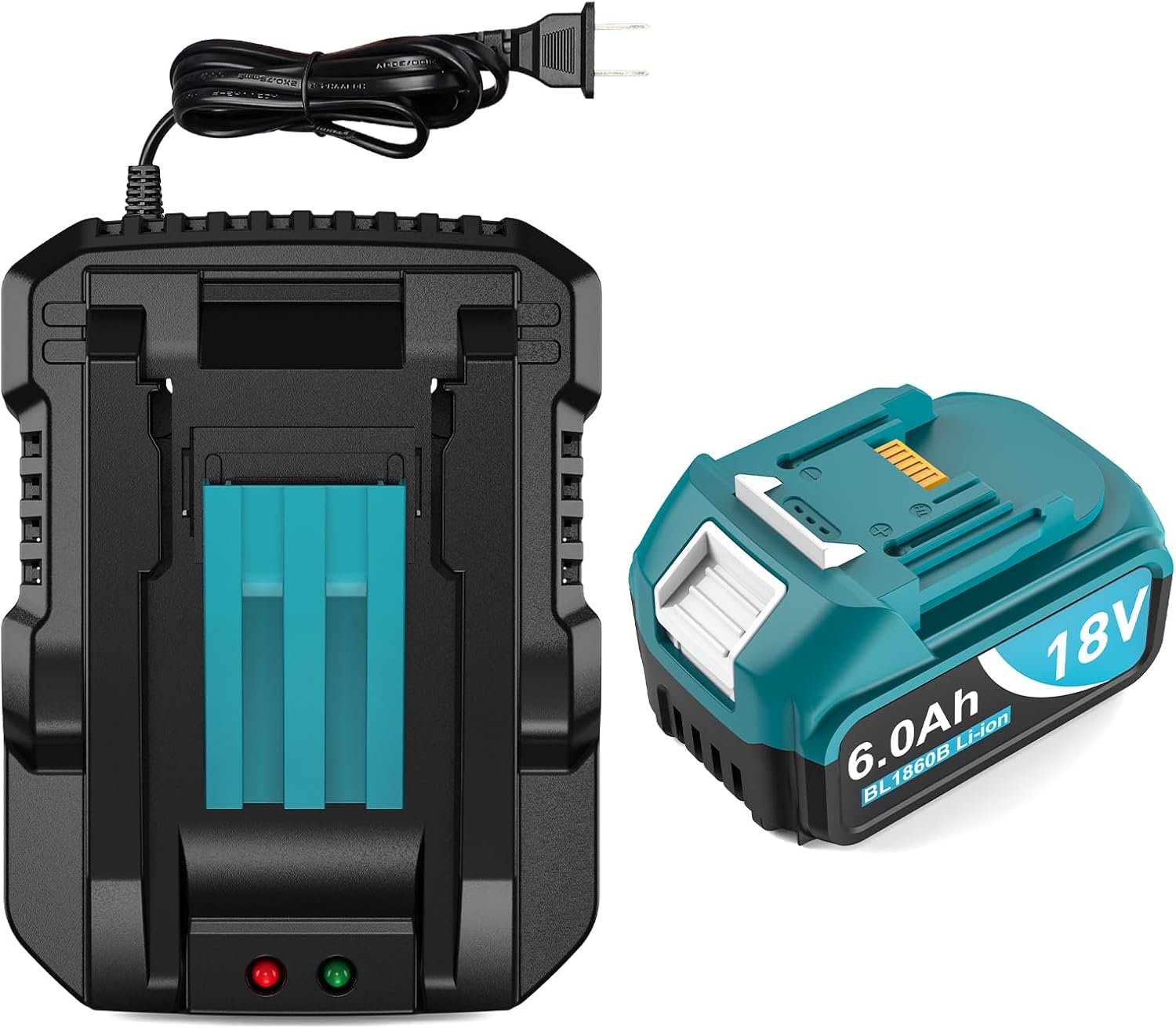 6000mAh 18V Battery Replacement for Makita Power Tools