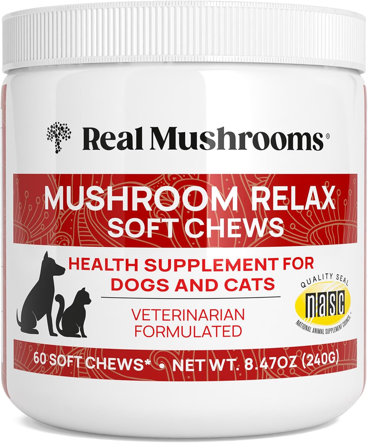 Calming Treats for Dogs & Cats with Reishi & Lion's Mane