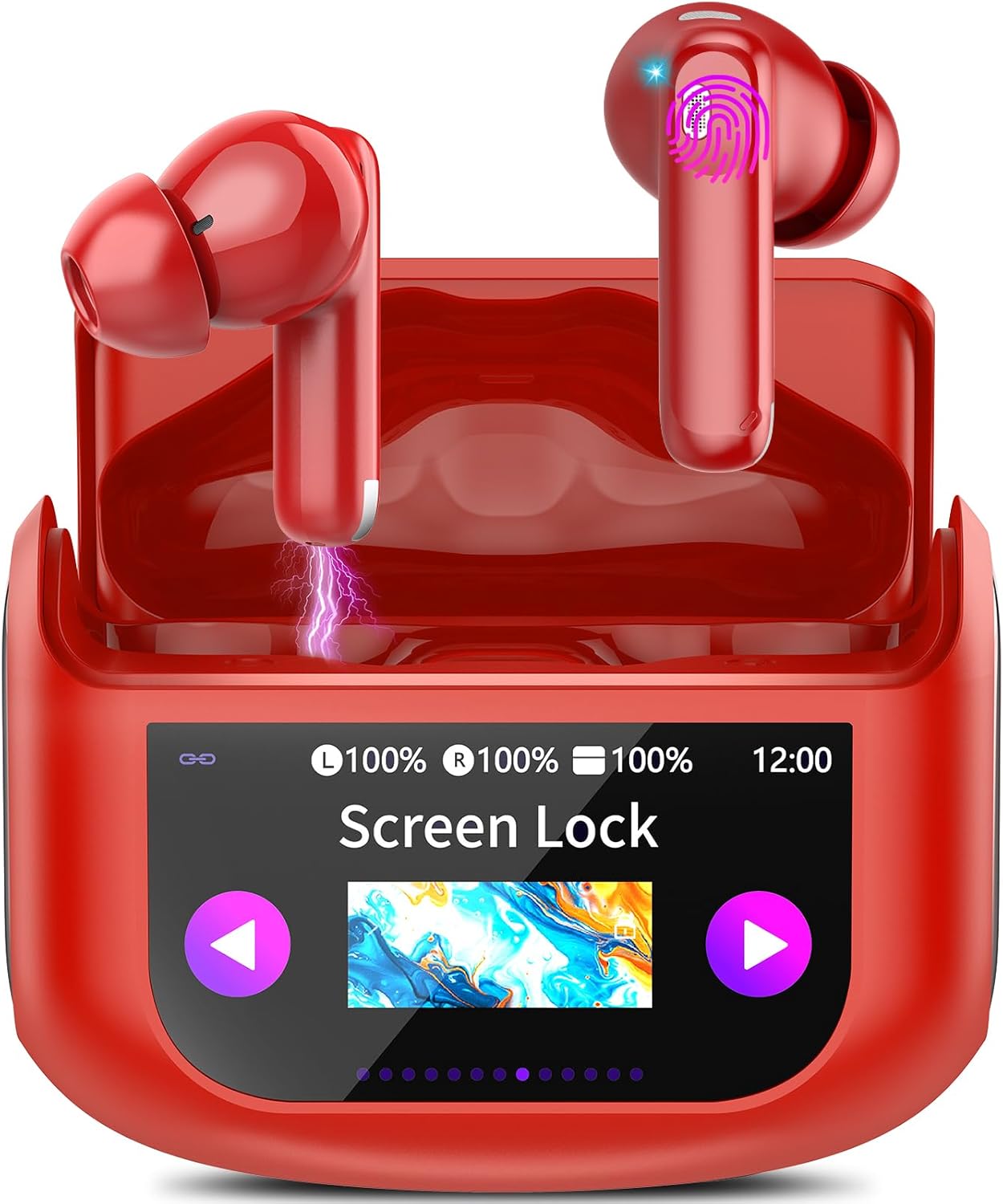 Wireless Earbuds with ANC Noise Cancelling and Deep Bass Sound