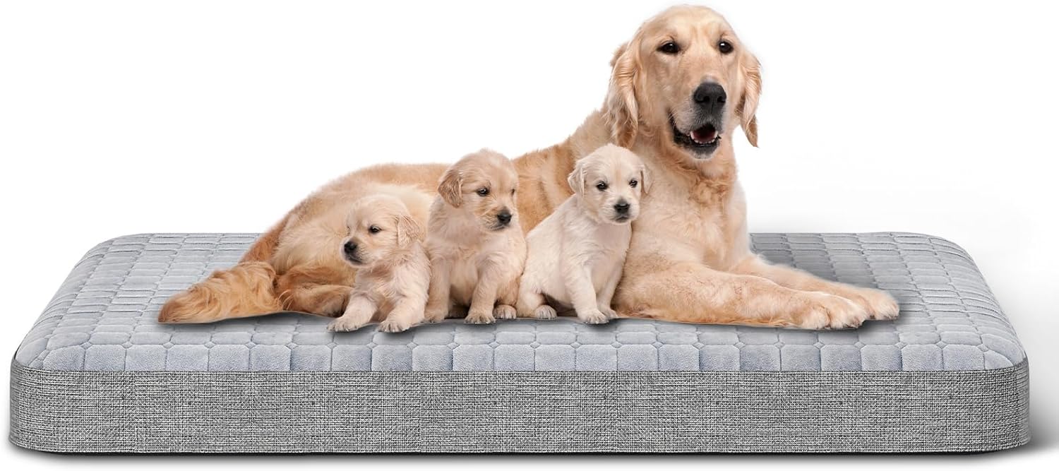 Heeyoo Large Dog Bed for Comfort and Support for Big Dogs