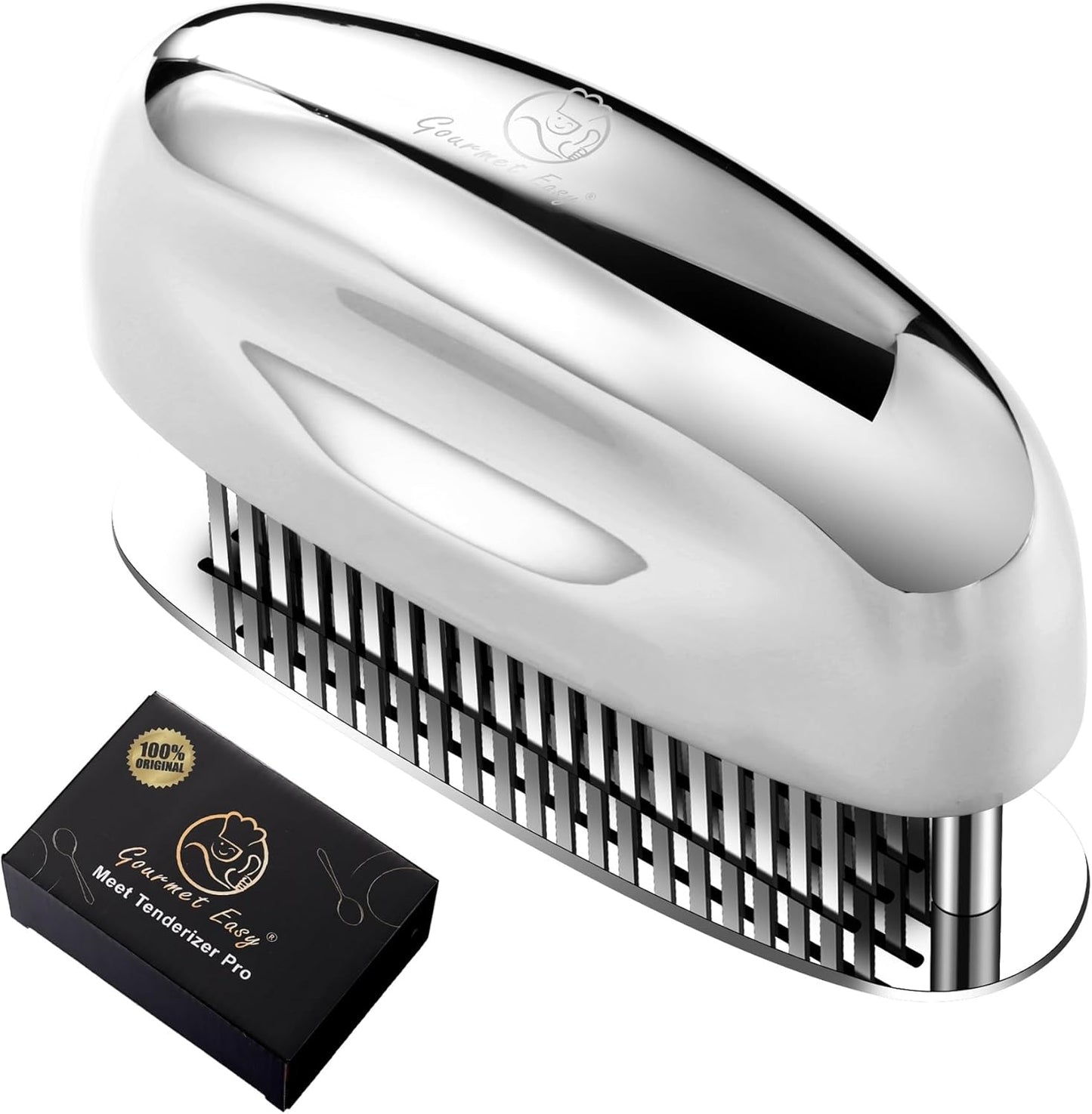 Meat Tenderizer Tool with Ultra Sharp Stainless Steel Blades