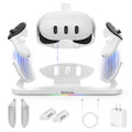 HiBloks Charging Dock for Meta Quest 3 Accessories - Fast Magnetic