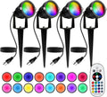 Halloween Christmas Spotlight Outdoor RGBW 4-Pack - Color Changing