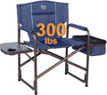 TIMBER RIDGE Folding Camping Chair with Cooler Bag - Comfortable