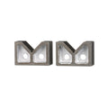 6 x 3-1/8 x 3-1/2 in Cast Iron V Block Set - Matched Pair