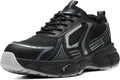 Steel Toe Shoes for Men - Wide Work Shoes with Breathable Soft Sole