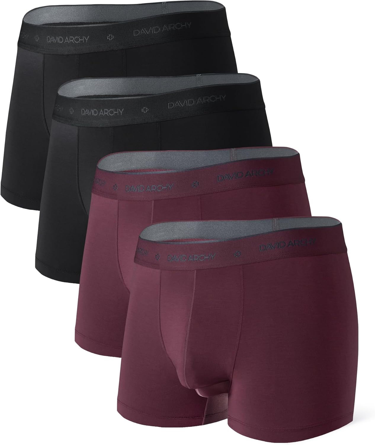 Ultra Soft Modal Dual Pouch Trunks for Men by DAVID ARCHY
