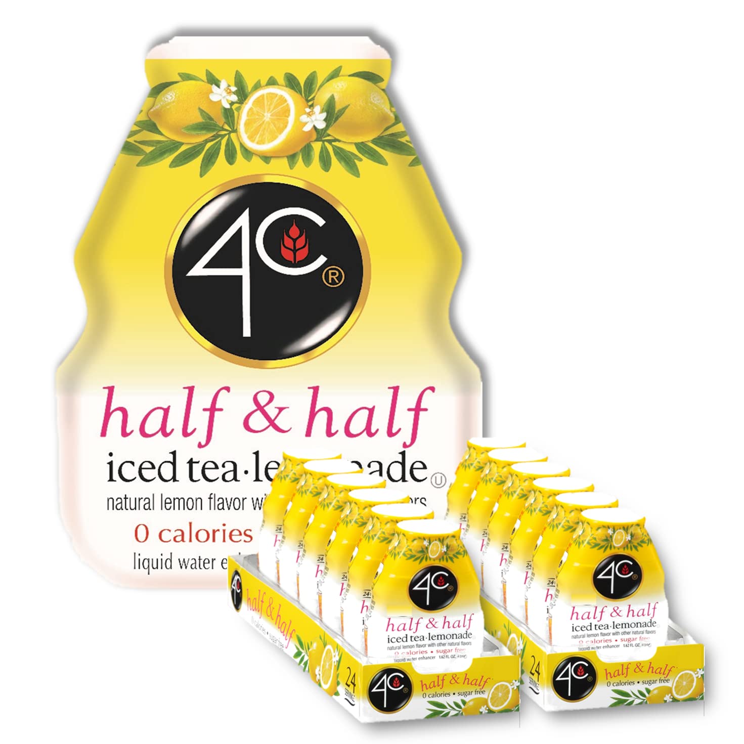 4C Sugar Free Liquid Water Enhancer 12 Pack for Flavorful Hydration