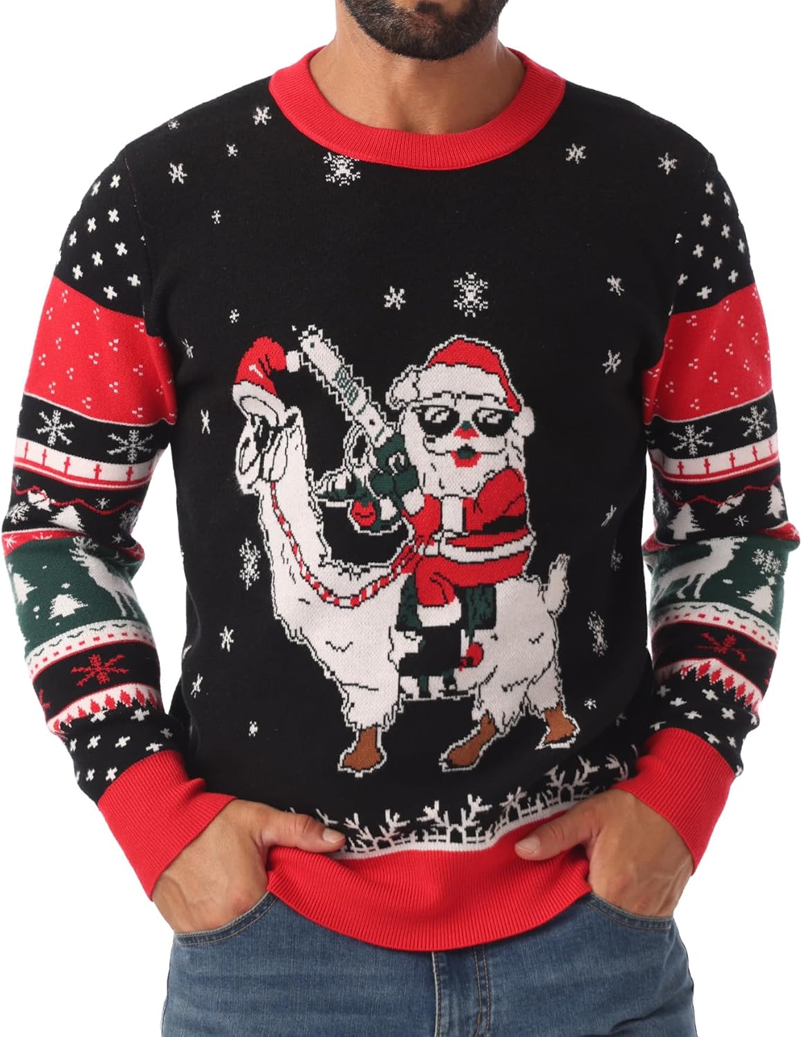 Askdeer Men's Ugly Christmas Sweater for Cozy Holiday Style
