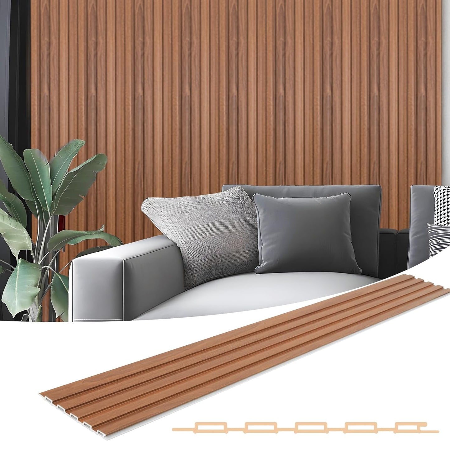 Art3d WPC Slat Wall Panels for Stunning Interior Decor