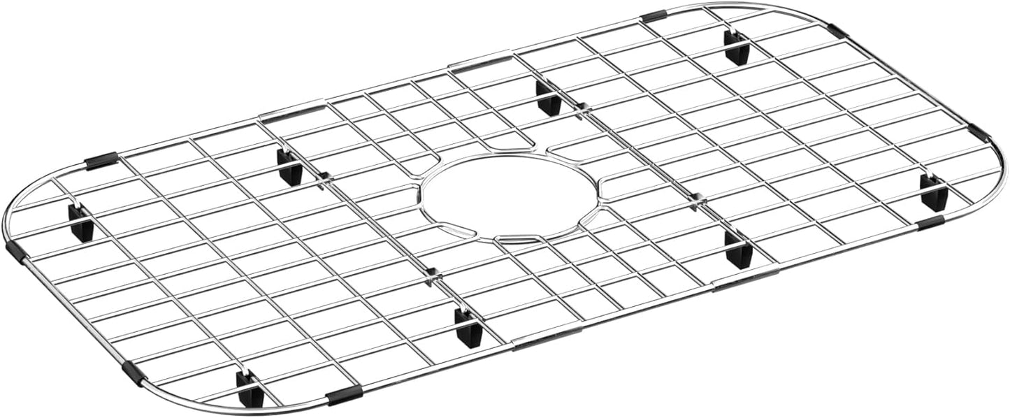 Stainless Steel Sink Grid Protector for Kitchen Single Sink Bowl