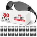 ANSI Z87.1 Tinted Safety Glasses for Work & Outdoor Sports