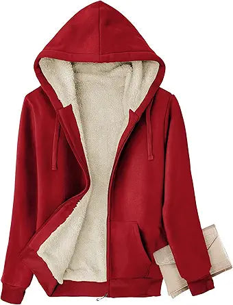 GEEK LIGHTING Women's Sherpa Lined Winter Fleece Hoodie Review
