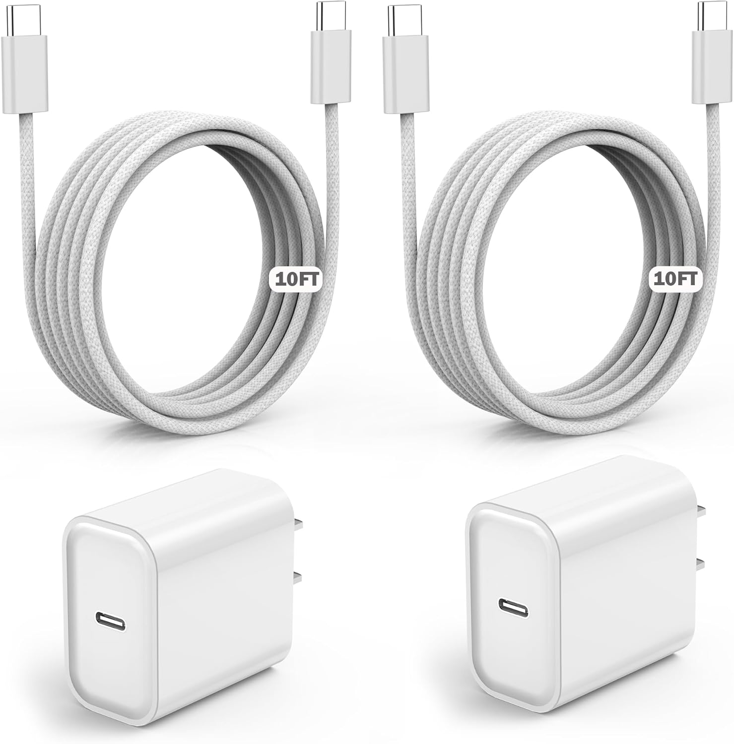 Fast Charger for iPhone 17 16 with 10FT USB C Cable Included