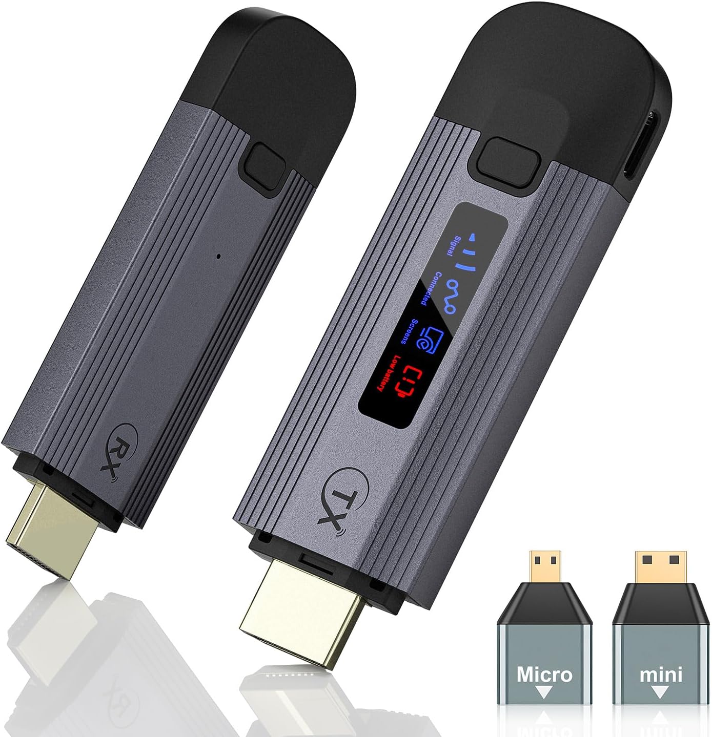 XINQILIN 4K Wireless HDMI Extender - Stream Laptop to TV