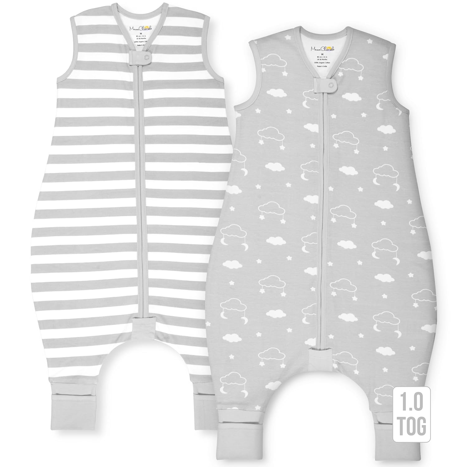 Mama Cheetah Toddler Sleep Sack with Feet for Cozy Nights