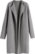 ANRABESS Women's Long Cardigan Sweater - Versatile Fall Trench Shoes
