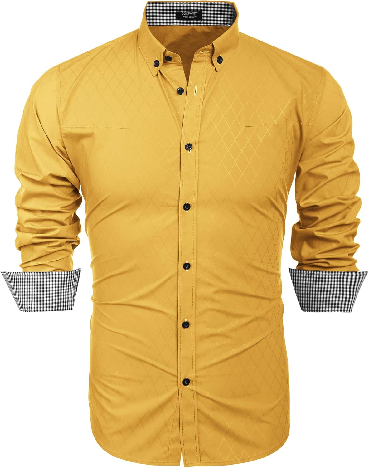 COOFANDY Men's Business Dress Shirt for Stylish Casual Wear