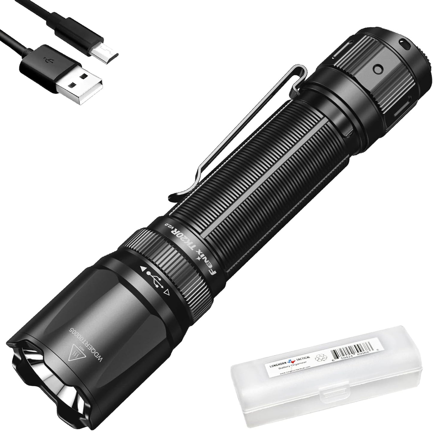 Fenix TK20R v2.0 Tactical Flashlight: 3000 Lumen Power