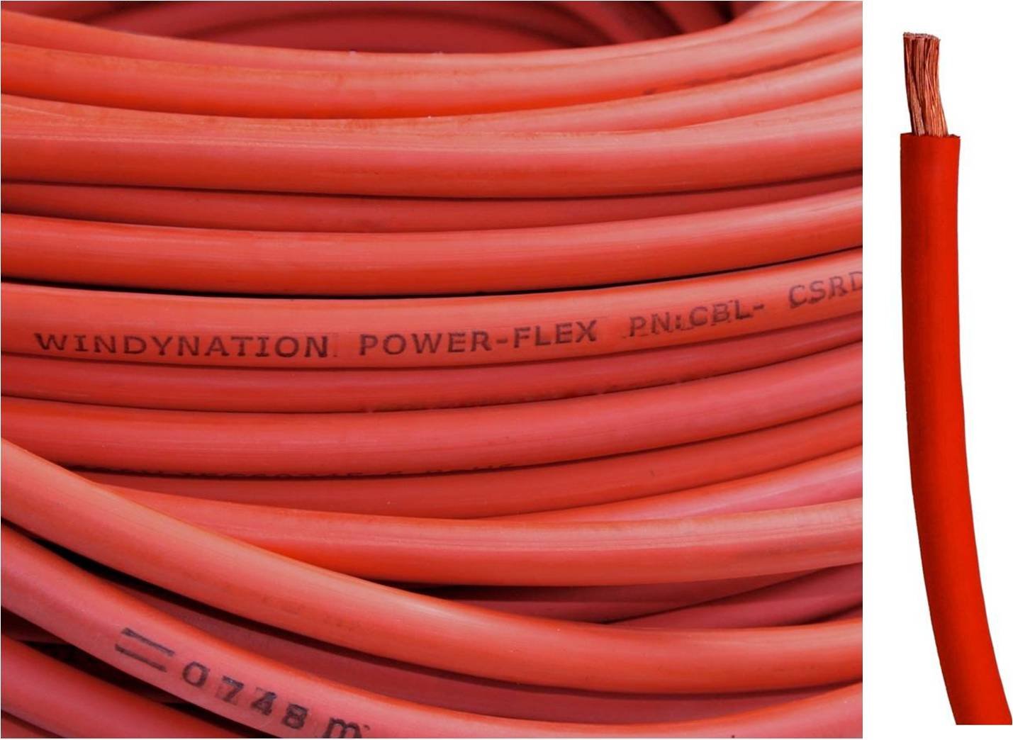 2/0 Gauge Pure Copper Flexible Cable Wire for Car and RV Use