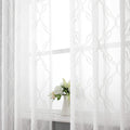 VISIONTEX Sheer Curtains 120 Inches Long for Elegant Home Decor