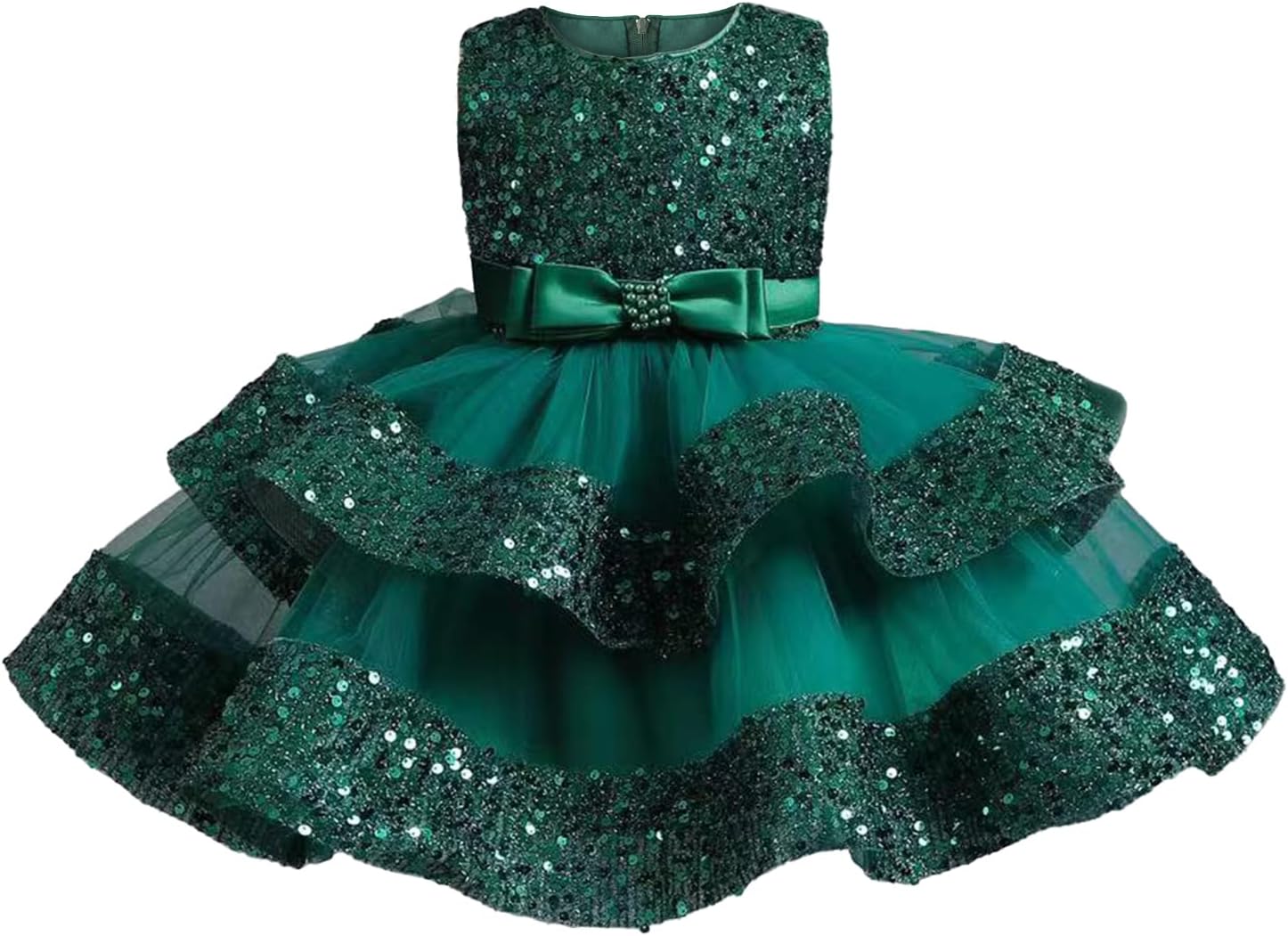 Miipat Baby Girl Pageant Dress for Weddings and Parties