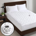 Serta Heated Mattress Pad Full Size - 10 Heat Settings, Auto Timer