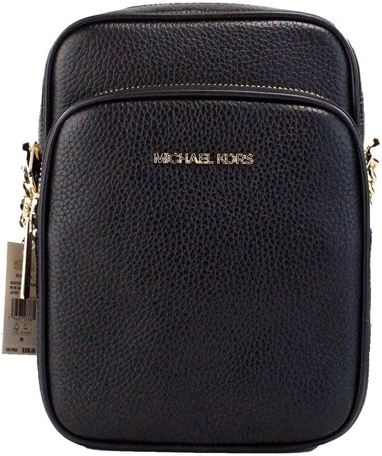 Michael Kors Jet Set Travel Pebble Leather Medium Crossbody Bag