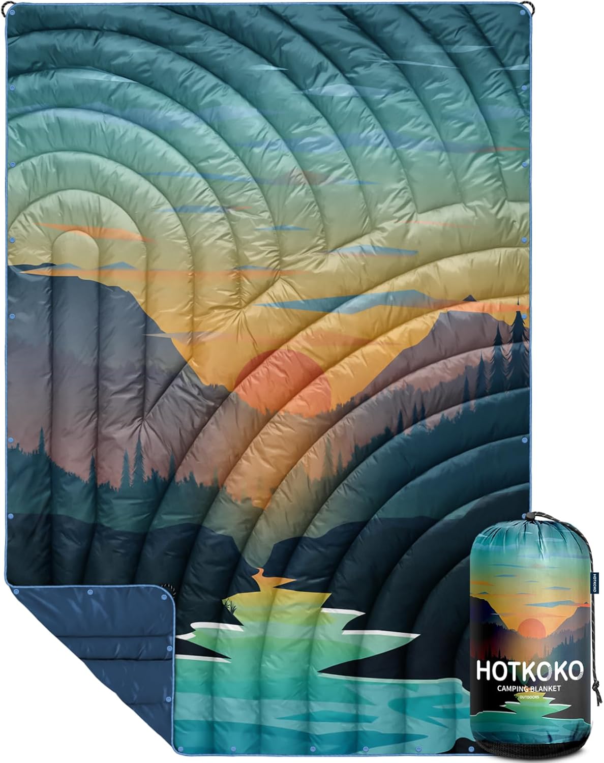 Lightweight Puffy Camping Blanket for Outdoor Adventures