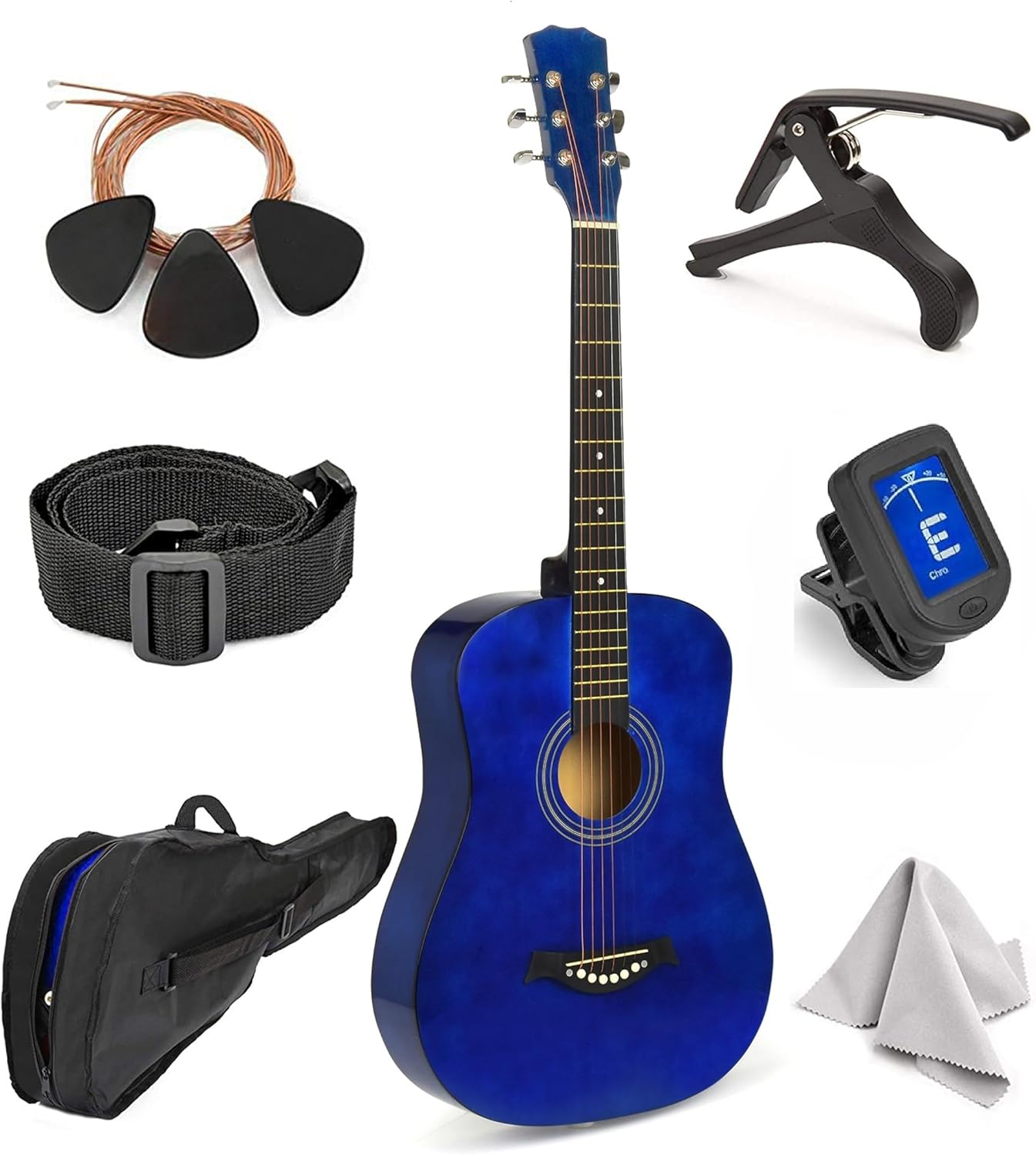 MasterPlay Kids Acoustic Guitar Starter Kit - Learn & Play in Style!
