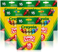 Crayola Jumbo Crayons Bulk, 6 Sets of 16 Large Crayons - Toddler Grip