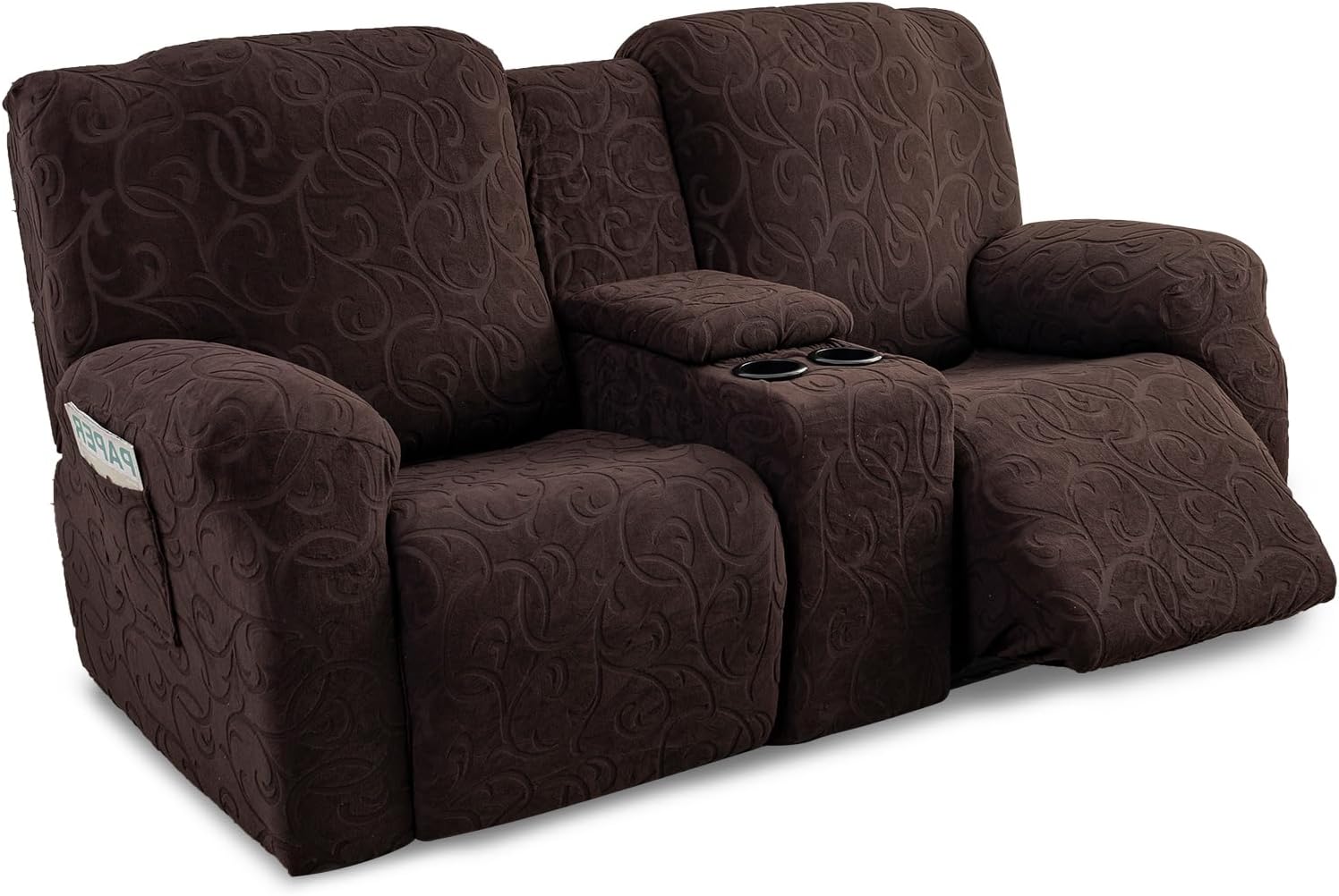 Recliner Loveseat Cover with Center Console for 2 Seater