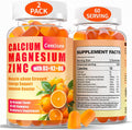 Calcium Magnesium Zinc Gummies with D3 & B6 & K2 for Health