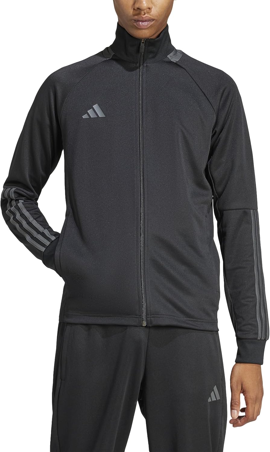 adidas Men's Sereno Cut Slim Track Jacket for Active Lifestyle