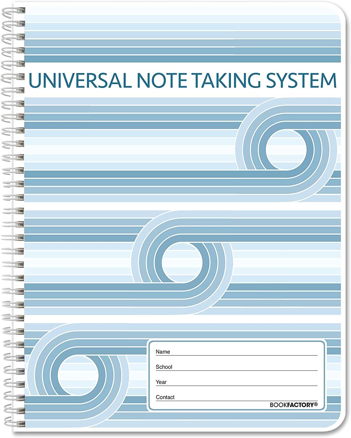 Efficient Note-Taking: BookFactory Cornell Notes Notebook