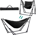 Hammock with Foldable Stand - 2 in 1 Portable Hammock and Chair