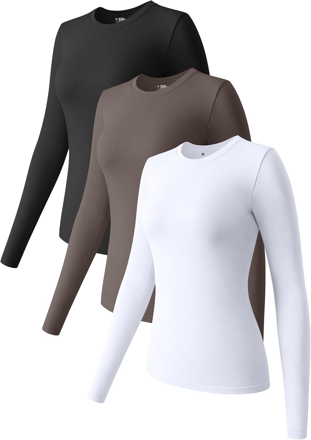 OQQ Womens 3 Piece Long Sleeve Tops for Casual Outfits