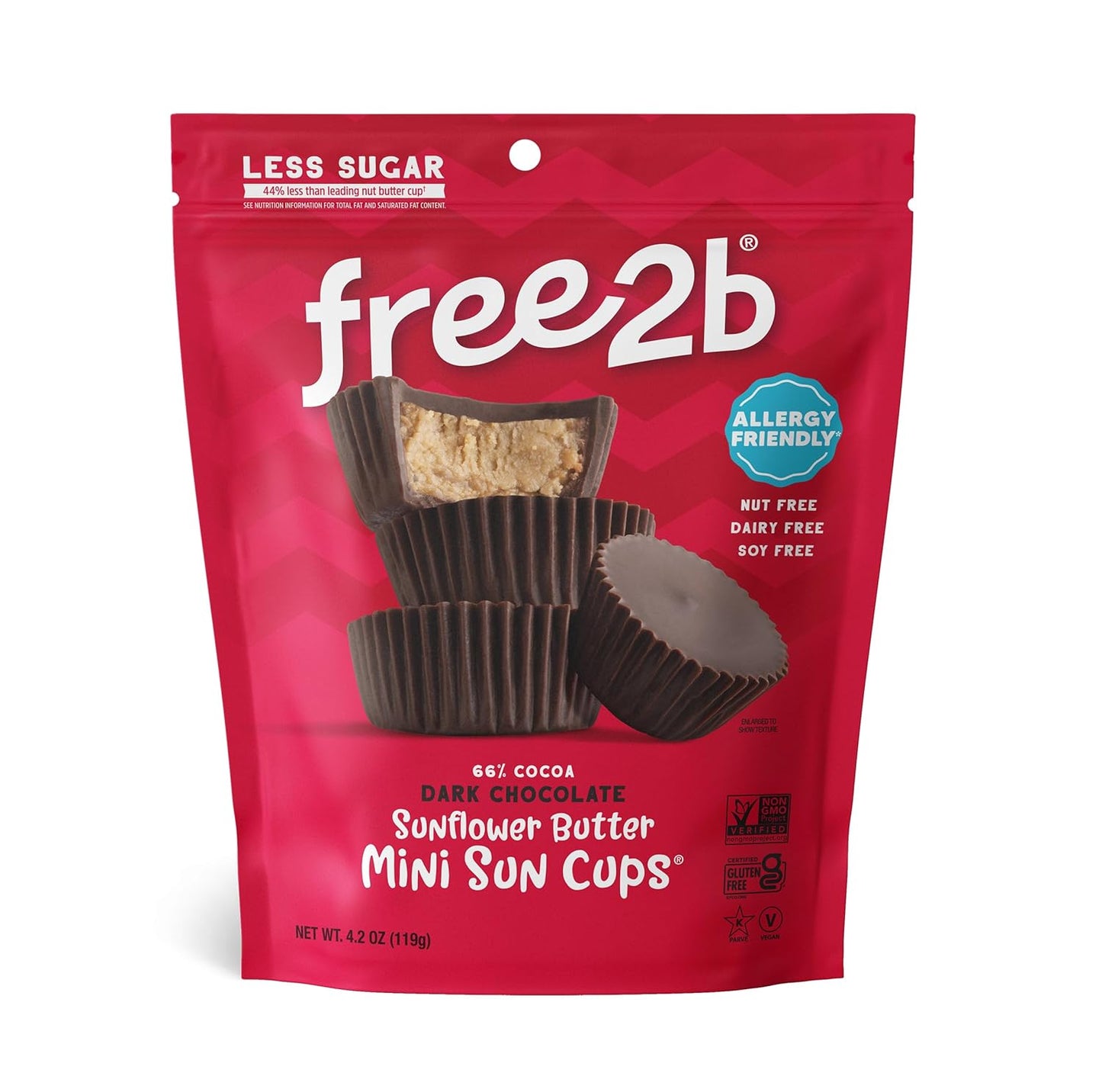 Free2b Sunflower Butter Mini Sun Cups - Allergy Friendly Treats