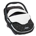 Baby Car Seat Cover Winter Canopy - Plush Fleece Warmth