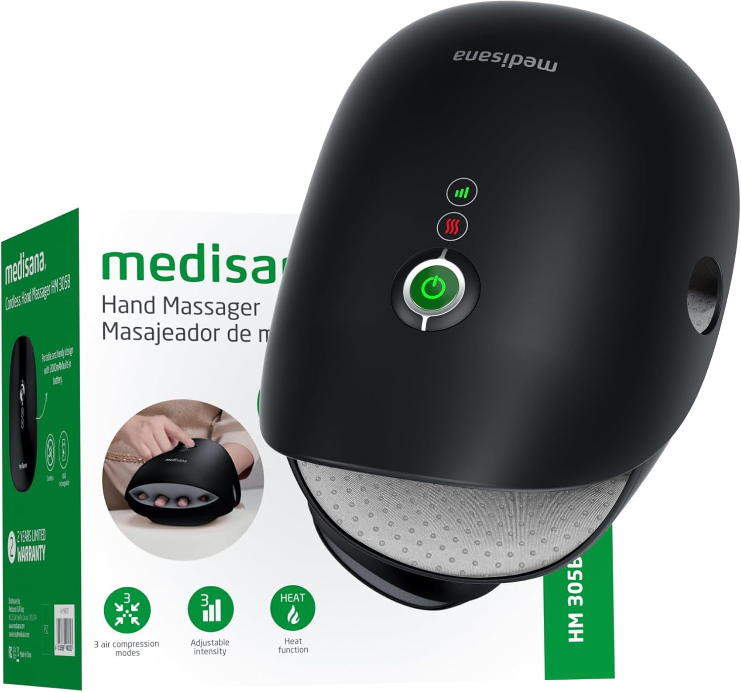 Hand Massager with Heat and Compression for Pain Relief