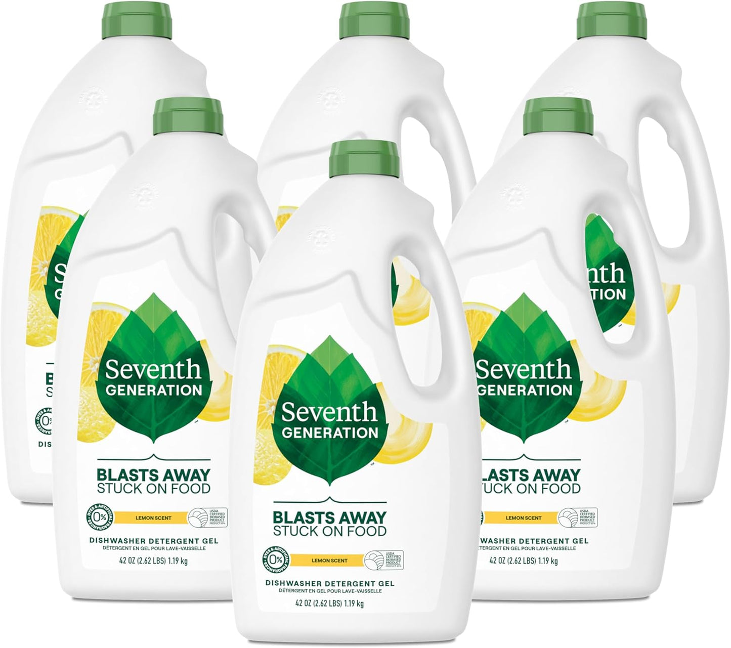 Seventh Generation Dishwasher Detergent Gel for Sparkling Clean Dishes