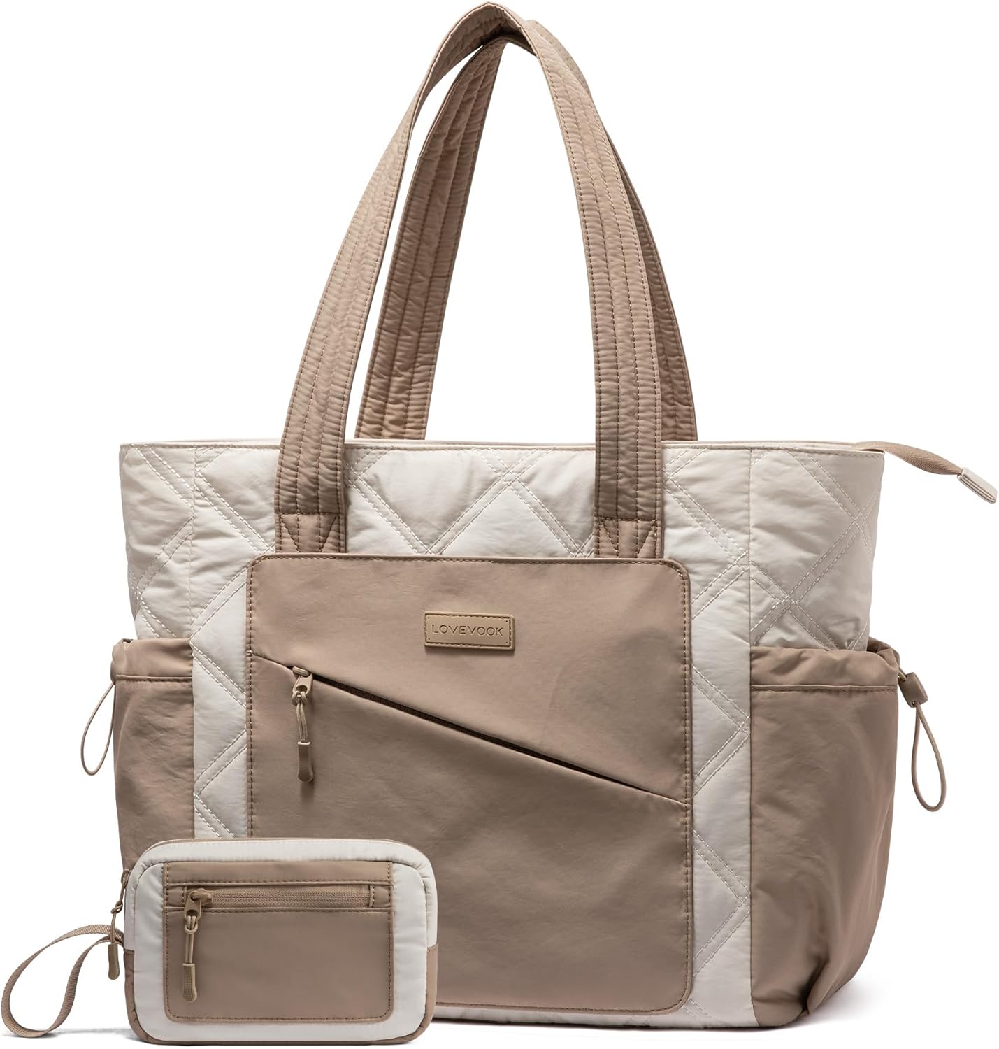 LOVEVOOK Tote Bag for Women: Stylish Puffer Work Bag